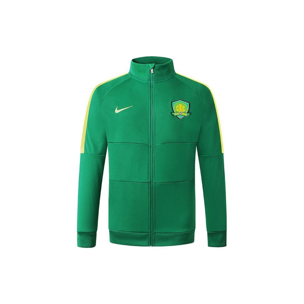 Nike Спортивная куртка для тренировок по футболу с молнией и цветовыми блоками Детские куртки Зеленый CI7987-302