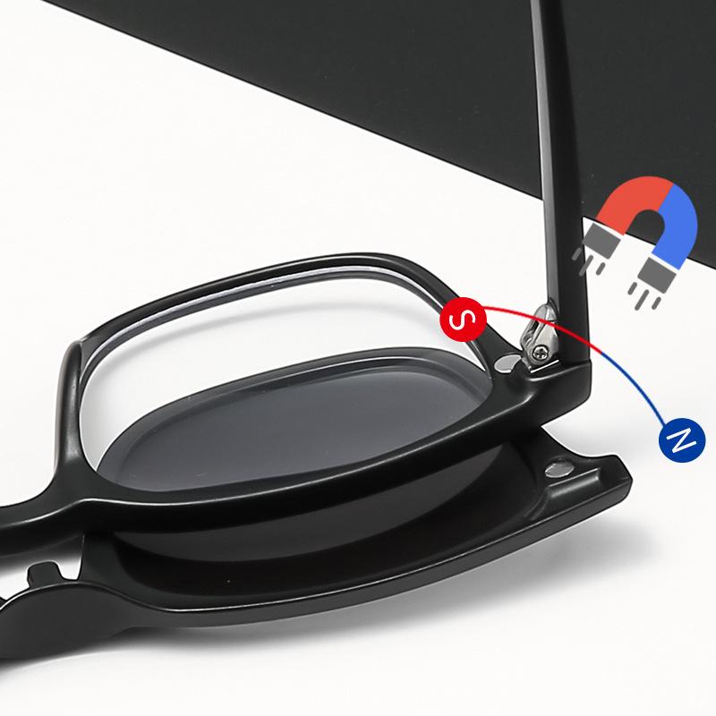 2024 Магнитный поляризованный набор солнцезащитных очков-клипс для мужчин и женщин - Модные очки для вождения