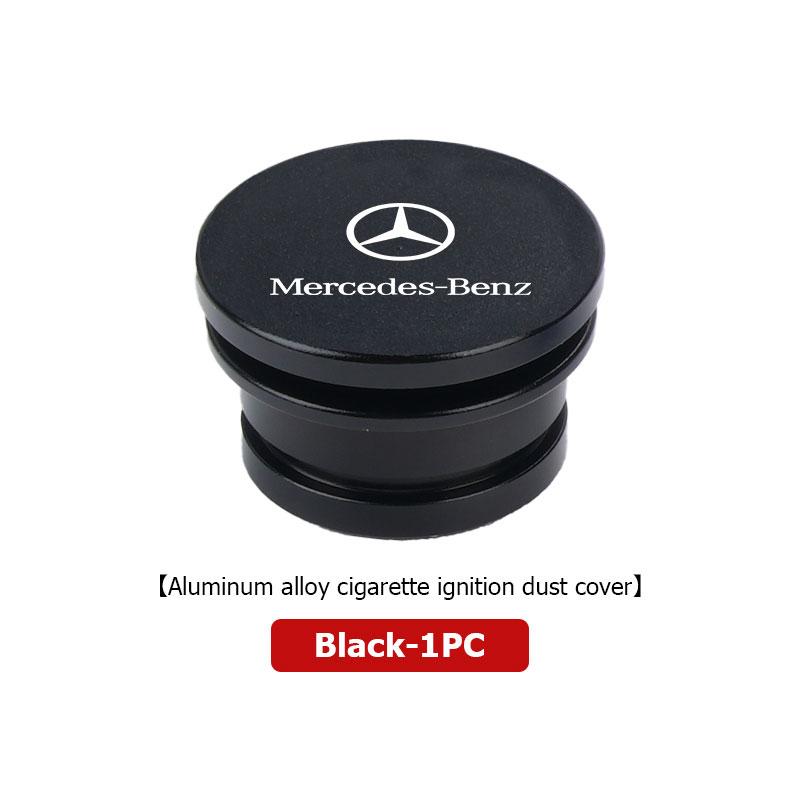 BKS2 Car Cigarette Lighter Dust Cap Aluminum Alloy Auto Accessories For Mercedes Benz AMG A C E S G Class W201 W210 W108 W204 W205