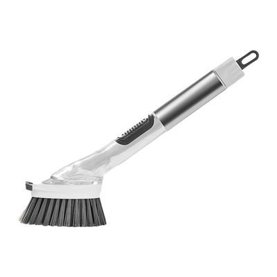 (SU)Щетка для мытья посуды с дозатором мыла Щетка для мытья кухонной посуды со сменной насадкой