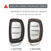 Чехол-брелок из ТПУ с 4 кнопками для умного ключа автомобиля Hyundai Tucson Santa Fe Rena Sonata Elantra Creta Ix35 Ix45 I10 I30 I40 Аксессуары