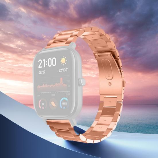 Ремешок для часов Регулируемый металлический ремешок для наручных часов Прочный стильный сменный ремешок для браслета Amazfit GTS