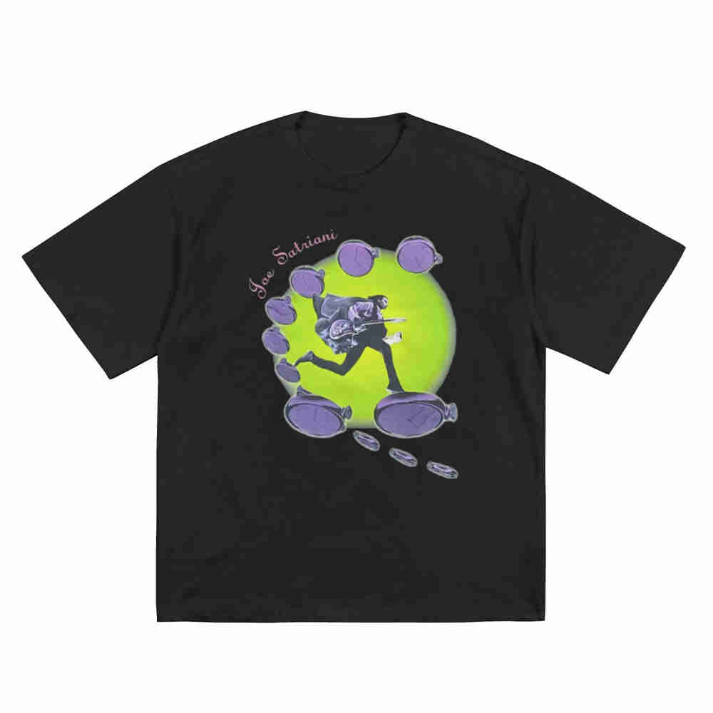 Joe Satriani Time Machine Short Sleeve Tee 100 Cotton TShirt