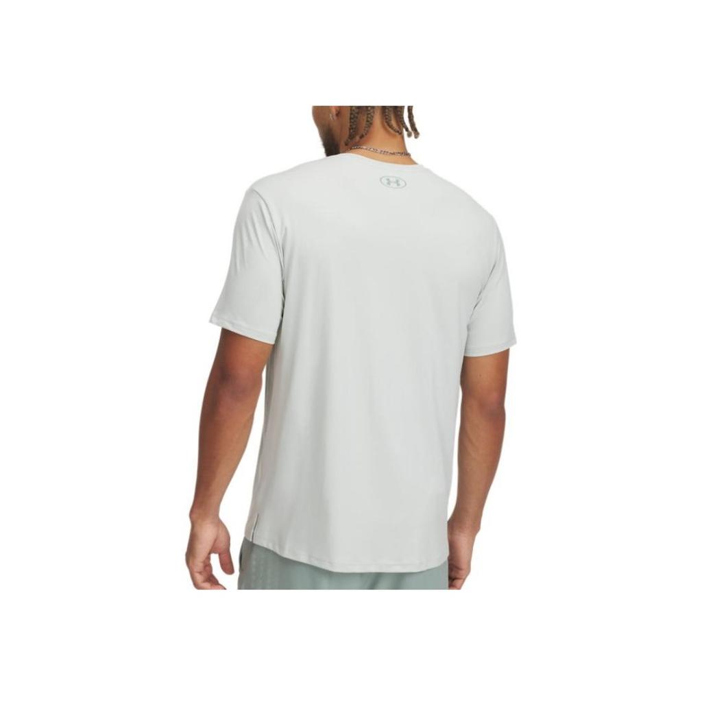 Under Armour Vanish Energy Logo Athletic Удобная Модная Дышащая Футболка с Коротким Рукавом Мужские топы Водородно-зеленый 1389136-377
