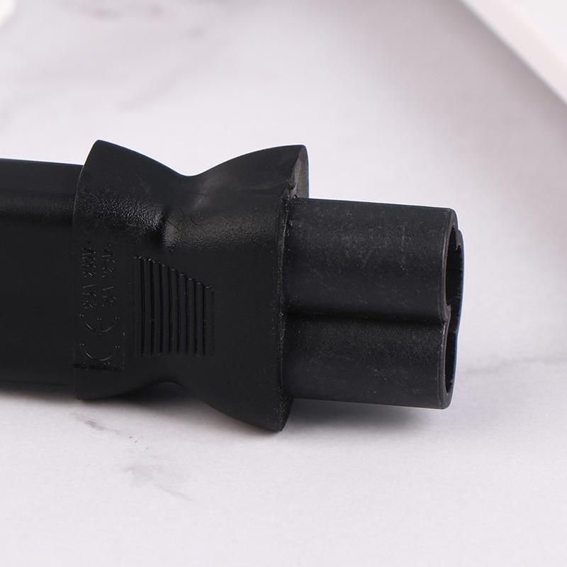 1pc Socket Ac Adapter Power Iec320 3pin C13 Female To C6 Male Plug Ac Power Adapter Electrical Socket Converter