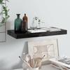 VidaXL Floating Wall Shelf High Gloss Black 50x23x3.8 Cm MDF