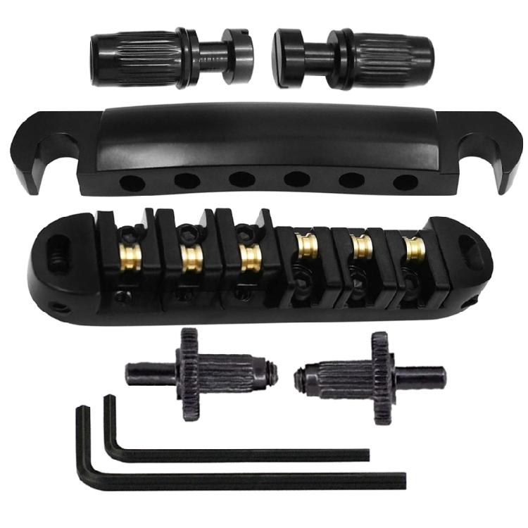1 комплект роликовый гитарный бридж с фиксацией Tune O Matic бридж хвостовик для гитары