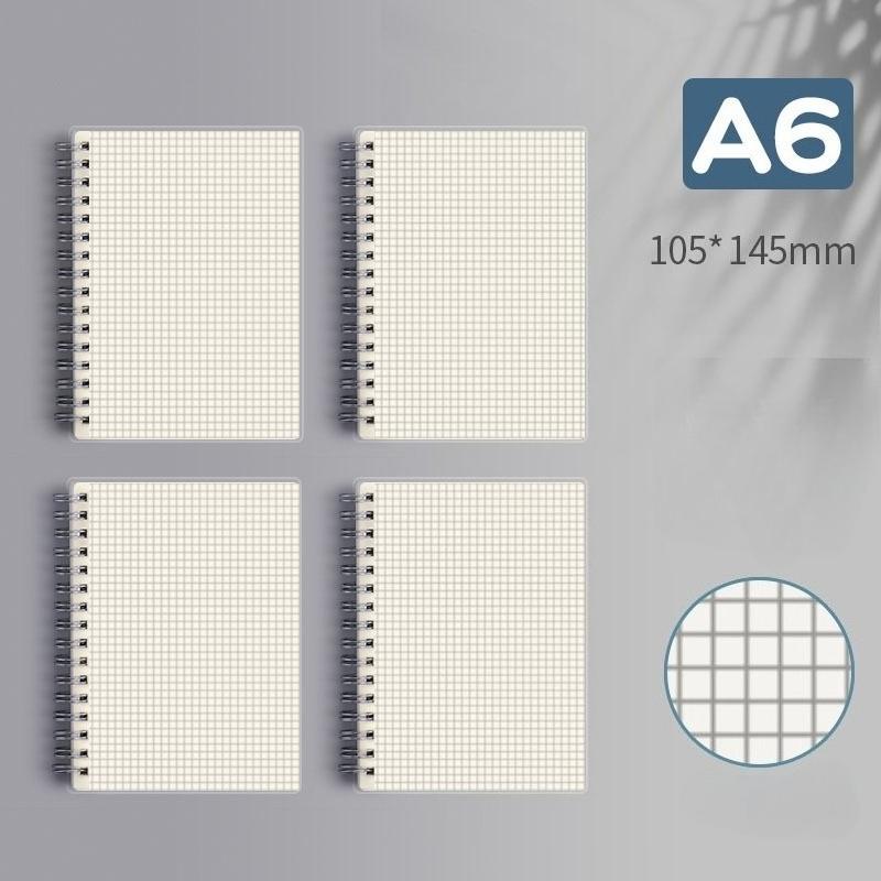 80 листов/ 160 страниц Тетрадь в квадратную линию A4 A5 B5 на спирали, бумажный журнал-дневник для эскизов для школы, тетрадь, канцелярские товары