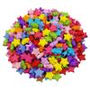 Acrylic Loose Beads Craft DIY Star Shape Accessories for Jewelry Making 50Pcs 9mm Multicolored