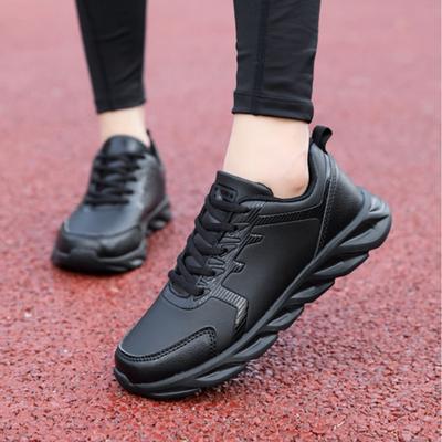 Модная повседневная спортивная обувь 2024 года, новые осенние нескользящие кроссовки для бега с кожаным верхом и мягкой подошвой, женские вулканизированные Zapatillas Mujer