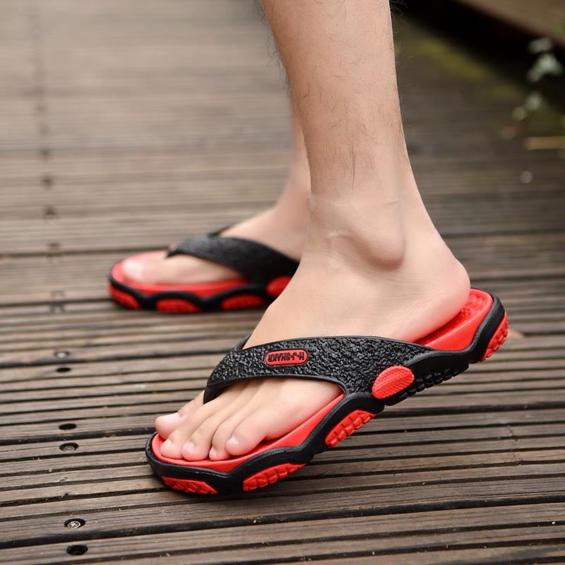 Men Fashion Summer Slipper Men Wear Non Slip Beach Sandals Flip Flops