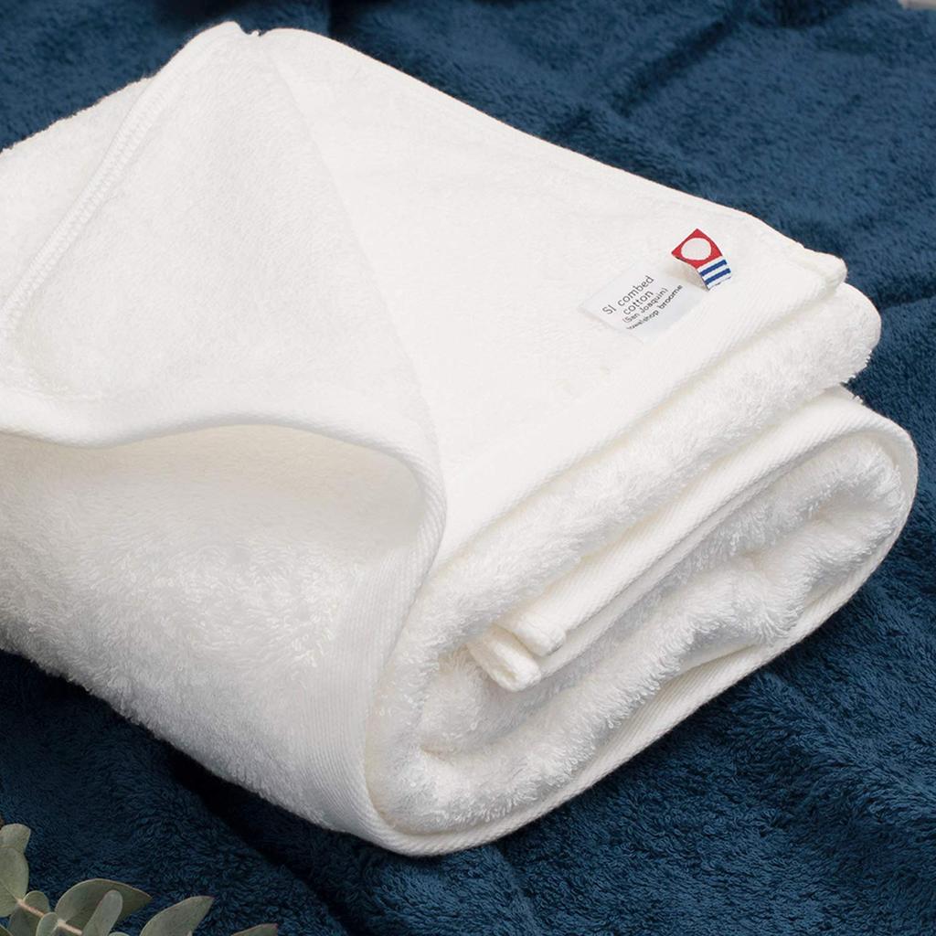 Bloom Imabari Leon Набор полотенец из хлопка Сан-Хоакин, 2 шт., (Синее море)