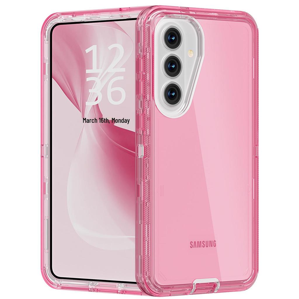 Прочный прозрачный чехол 3-в-1 для Galaxy S26 Plus с полным покрытием и защитой от падений