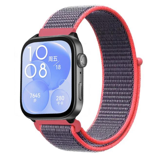 Нейлоновый петлевой ремешок для Huawei Watch Fit 3/4/4 Pro Дышащий спортивный браслет Ремешок для Huawei Watch Fit 4/Fit 4 Pro Браслет Ремень
