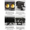 Super Bright Hi/Low Beam Fog Lamps Dual Color Driving Light  for Car Trucks SUV UTV