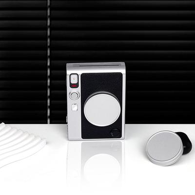 1 шт. пылезащитная крышка объектива для мгновенной камеры Instax Mini Evo из алюминиевого сплава, защитная крышка объектива для мгновенной камеры