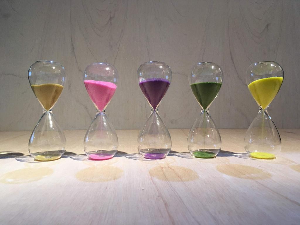 Hirota Glass Песочные часы, 3-минутные, Золотые, ST-3G