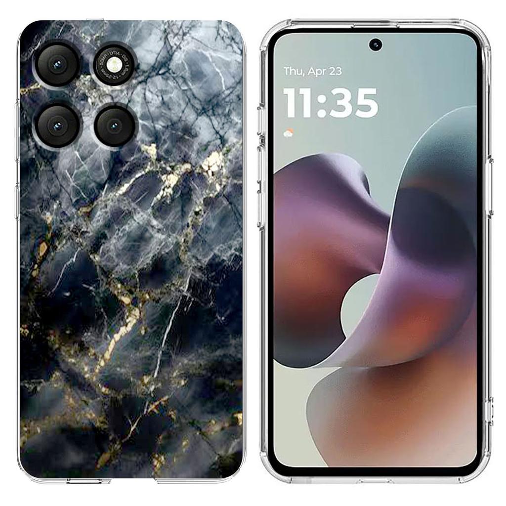 For Motorola Moto G56 5G Case Marble Pattern Printing Soft TPU Phone Cover