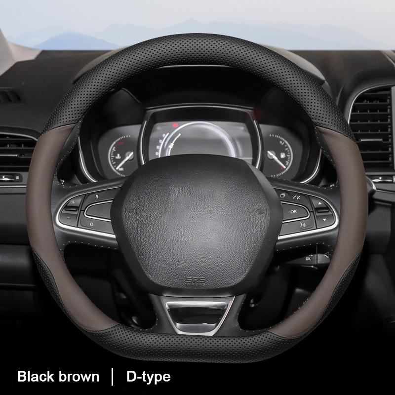 Автомобильный чехол-оплетка на руль для Renault Koleos Kadjar K-ZE Captur, оплетка на держателе руля, защита