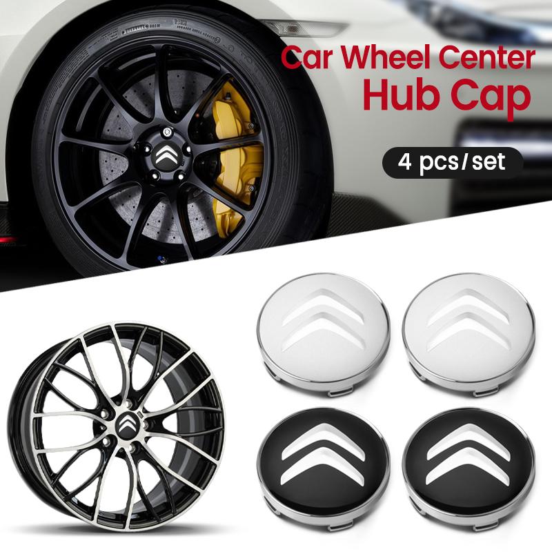 56/60MM Car Wheel Center Hub Caps Sticker Badge Tire Rim Covers For Citroen C4 C3 Xsara C-Elysee C5 C1 DS DS3 DS5 DS4 Picasso