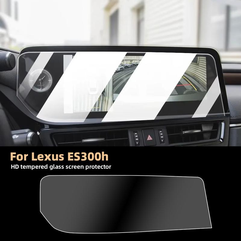 For Lexus ES300h 2022 2023 2024 12.3 Inch Navigation Screen Protector HD Tempered Glass Film with Foam Box Packaging.
