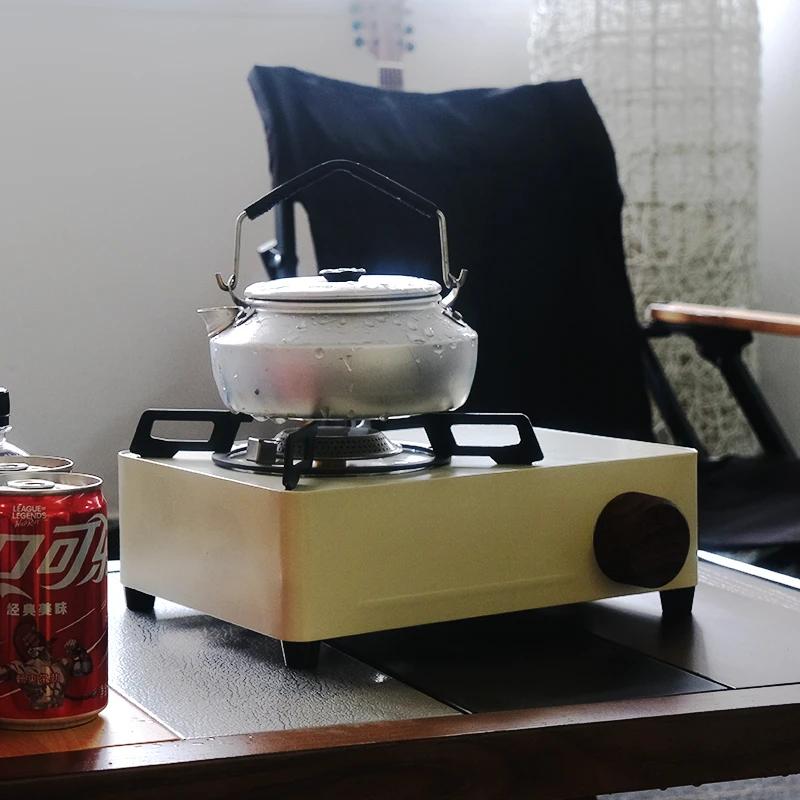 Портативная газовая плита для улицы, мини-бутановая газовая плита с одной горелкой, газовая плита для кемпинга, барбекю, горелка, принадлежности для приготовления пищи, инструменты