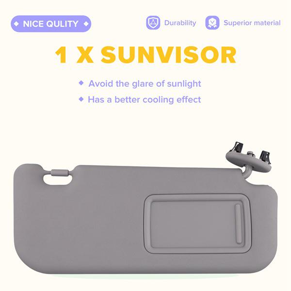 7431052810: Подходит для солнцезащитного козырька правой стороны Toyota Yaris 2008-2013. 74310-52810