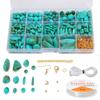 1 Set/boxNature Stone Imitation Turquoise/Accessories for DIY Jewelry Making