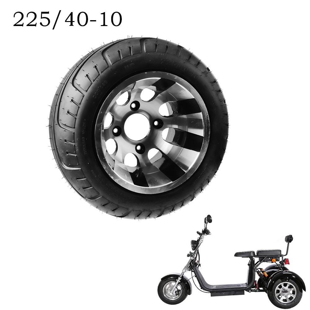 Литой Диск 225/40-10 для Трехколесного Электросамоката Citycoco 20.5X10-10 22X10-10 20X10-10 Задняя Ступица Аксессуары Запчасти