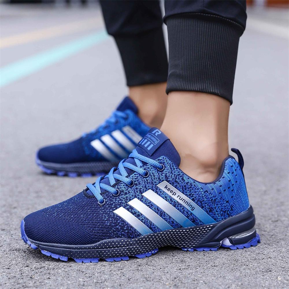 Men's and Women's Flats Fashion Casual Sneakers Couple Walking Shoes Outdoor Breathable Fitness Running Shoes Men Shoes