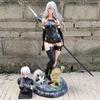 50см NieR: Автоматы Йорха Нет. 2 Тип B 2B YoRHa Тип A № 2 A2 Аниме Девушка ПВХ Фигурка Действия Игрушка Статуя коллекция Модель Dol