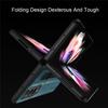 Чехол-держатель для ручек для Samsung Galaxy Z Fold 3 5g Pu + ПК Кожаный чехол с отделением для ручки Антидетонационные роскошные чехлы для Fold3 F9260 Модный логотип