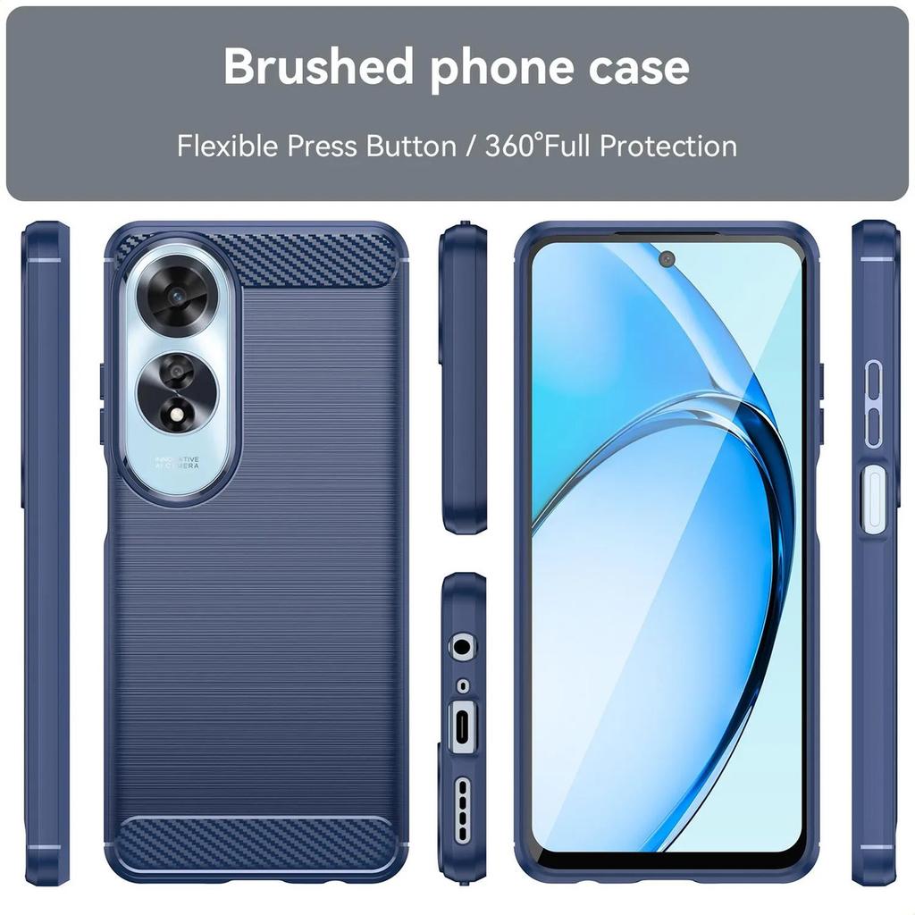 Phone Case For Oppo A60 ,flexible Tpu Fiber Protective Cover For Oppo A60