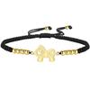Stainless Steel Romantic Bowknot Bracelet Dainty Horse Pendant Bracelet Cute Pony Rope Bracelet for Women Jewelry Gift for He