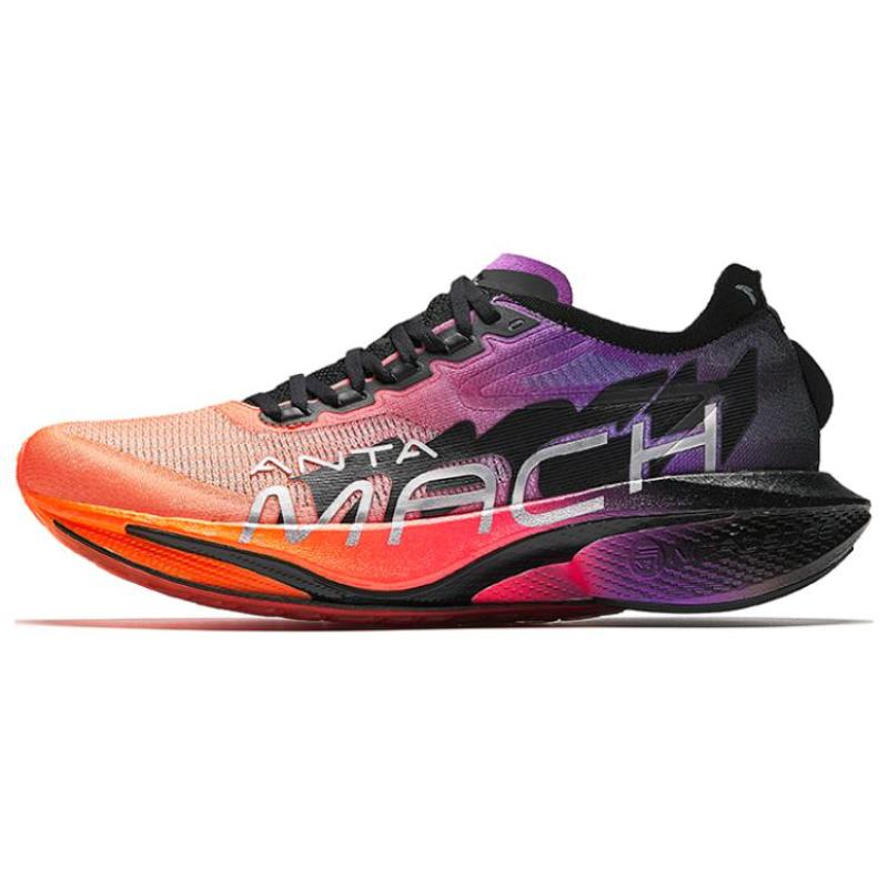 Anta Mach 4 PRO Амортизация Нескользящая Отдача Низкие Тренировочные Беговые Кроссовки Мужские Оранжево-Красные 112425584-9