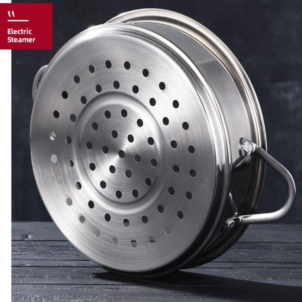 16-32cm Steamer Basket 304 Stainless Steel Pot Steaming Grid New Food Steam Rack Kitchen Use