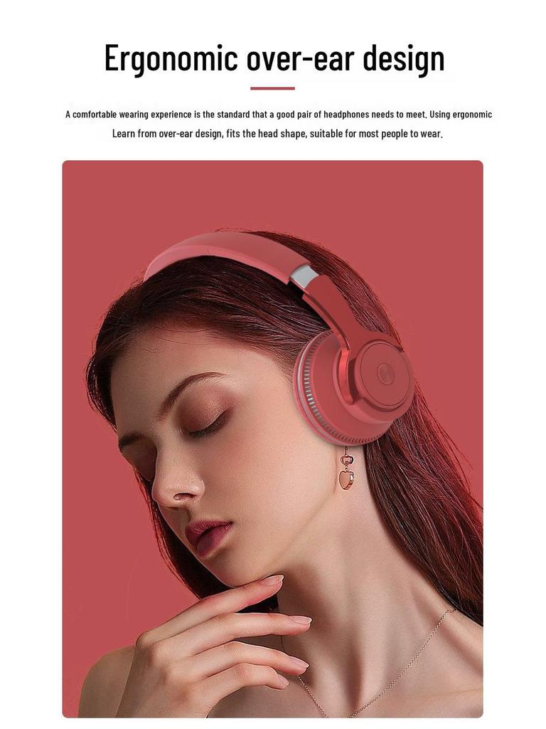 Беспроводные Bluetooth-наушники H2 с крестообразным оголовьем: Светящиеся, С мощным басом, Складные, с выдвижным слотом для карты