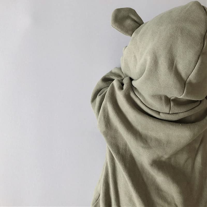 Детская одежда Корея Медведь комбинезон Медведь Ухо комбинезон [88flix] (73см)