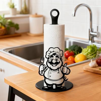 Милый Держатель для кухонных полотенец Настольное украшение Напольная стойка для рулонной бумаги Держатель для салфеток Для кухни