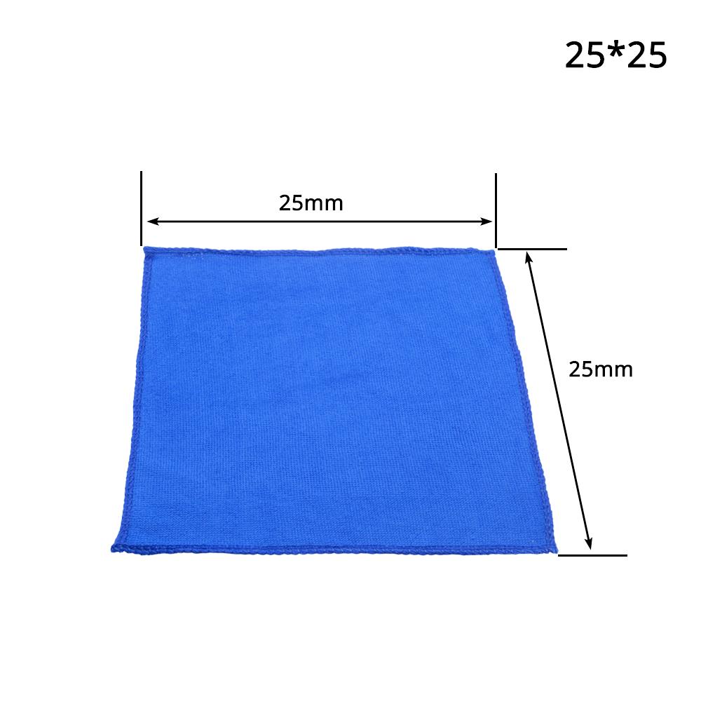 5X 25*25 Absorbent Towel Thicken Microfiber Suede Cloths Auto Car Motorcycle Cleaning Wash Beautys Supplies Tools Clean