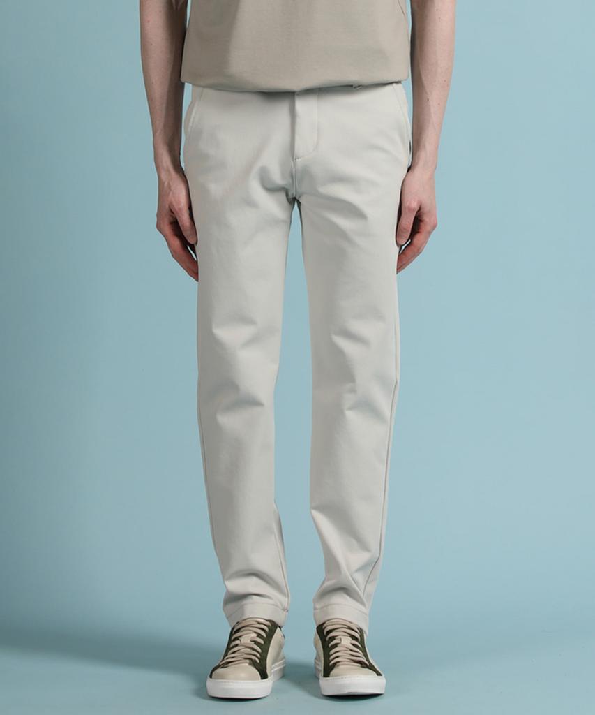 PANICALE Ivory Basic Poly Chino Pants