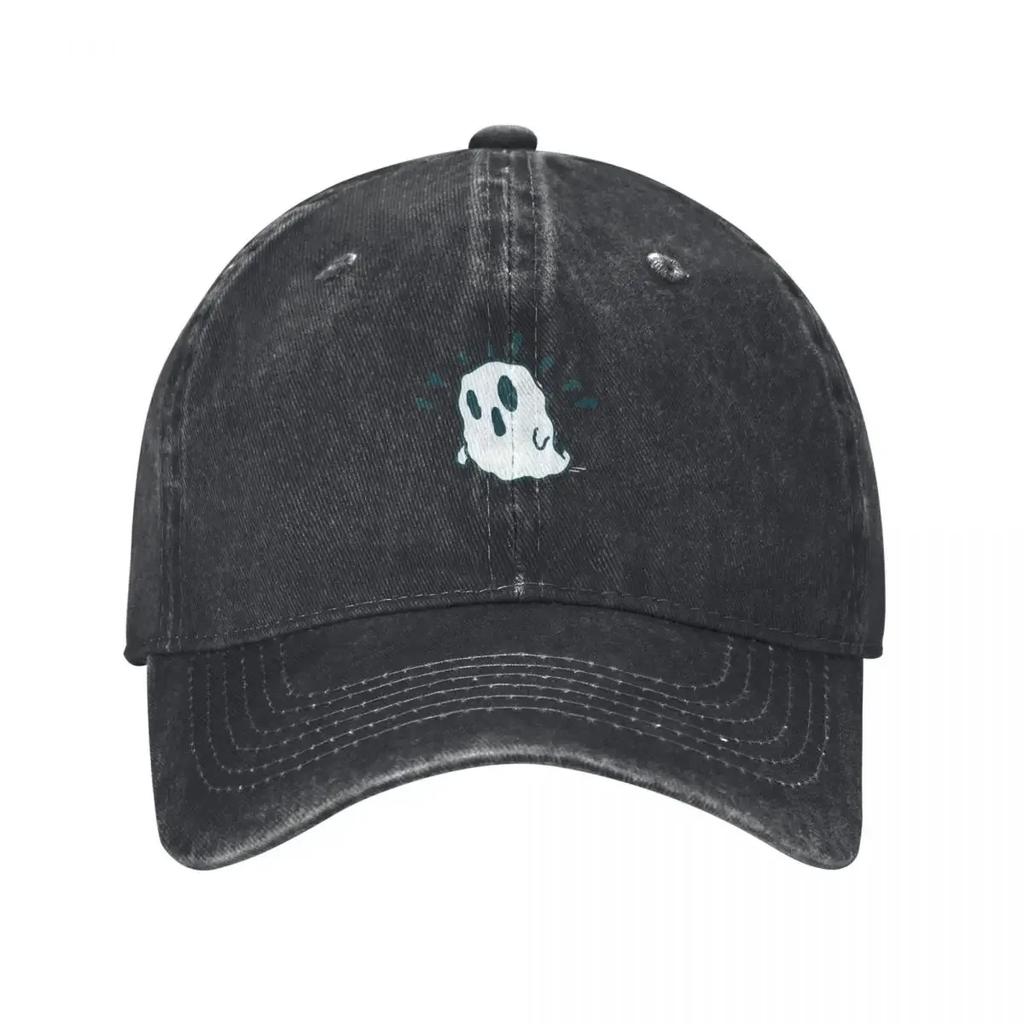 squiggly ghost Baseball Cap fun hats Horse Hat Unique hats Golf Hat Boy Womens