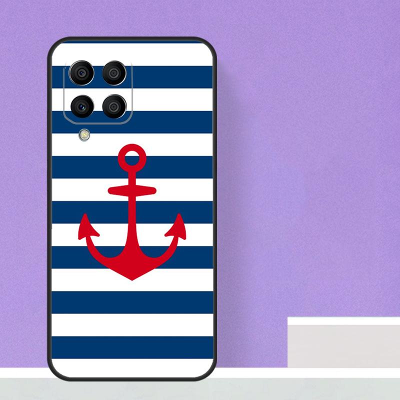 Якорь лодка для Samsung Galaxy M15 M55 M13 M33 M53 M21 M31 M51 M30s M20 M14 M34 M54 M12 M32 M52 чехол