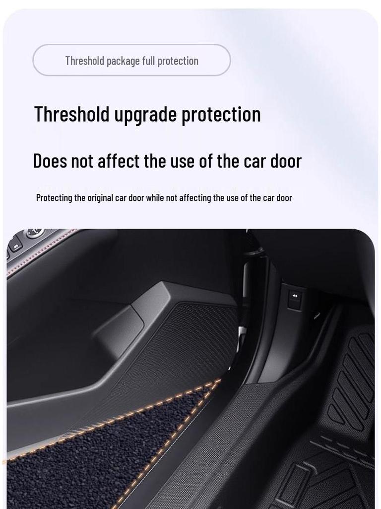 BYD Dolphin Waterproof Non-Slip TPE Door Sill Car Foot Pad