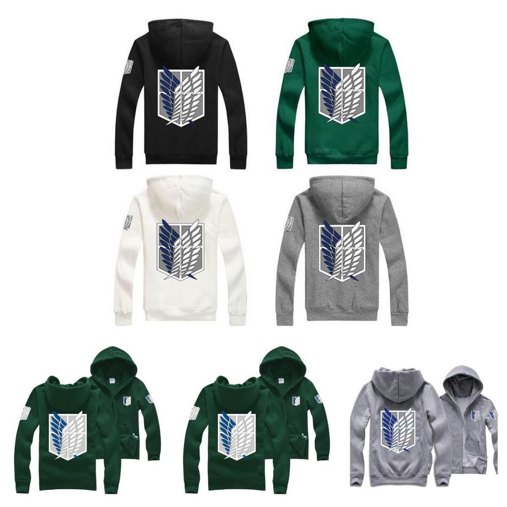 Атакующий Титан из Атаки Титанов Косплей Костюм Толстовка Пуловер Куртка Пальто