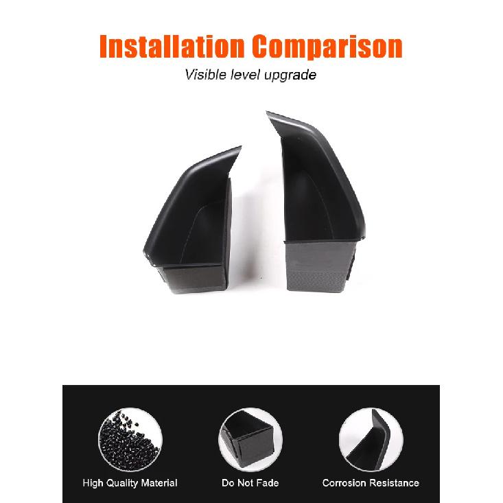 For BMW 1 2 Series F40 F44 2020+ ABS car front and rear door inner handle armrest storage box mobile phone tray car accessories