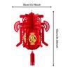 Chinese New Year Hanging Lantern Decoration Fu 3D Oriental Classic Elements Spring Festival Decor for Restaurant Home Decor