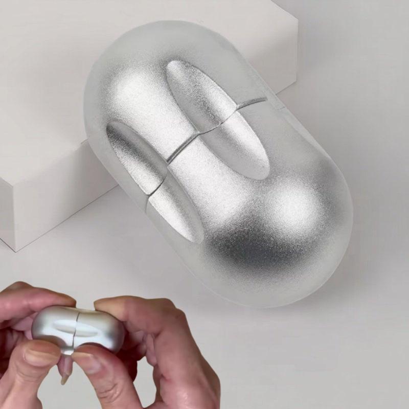 Счастливая таблетка Монета EDC Мини-капсула на магнитной левитации Игрушка-фиджет Взрослый Металлический ручной спиннер Снятие стресса Антистресс EDC Инструмент