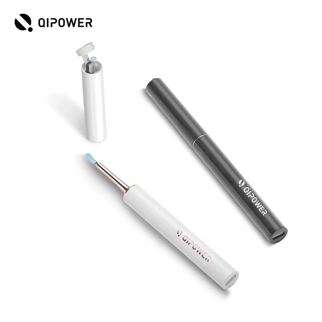 Qipower Умный очиститель ушей Белый Минуты Непрерывный Mazebis QE-15 [Линза IP67/5 Мегапикселей/85 Операция/6-Осевой Гироскоп] IOT-QP-15-WH