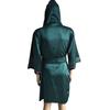 Adults Hooded Boxing Men Women Boxer Robe Breathable Knee Length Sanda Fighting Wrestle Martial